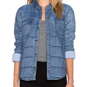 Splendid Quilted Indigo Jacket (Size XS)